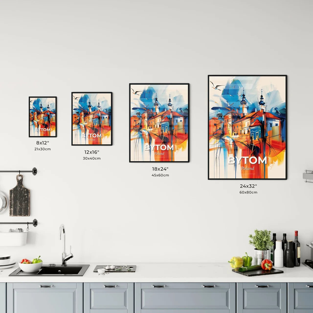 Vibrant Bytom, Poland Kitchen Art