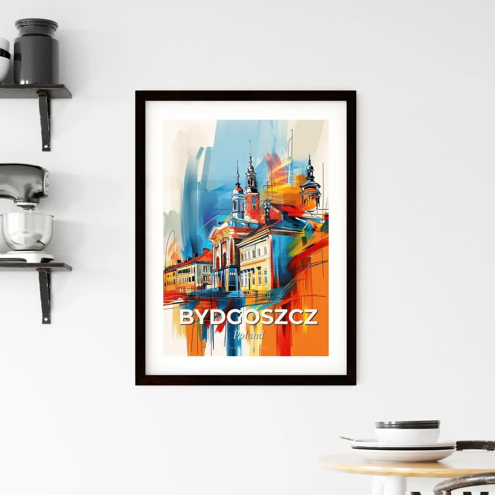 Vibrant Bydgoszcz, Poland Framed Print