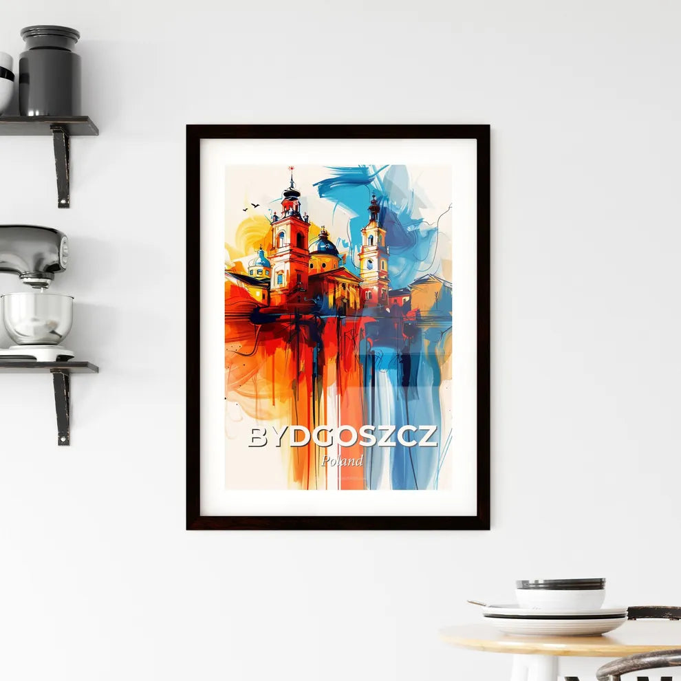 Vibrant Bydgoszcz, Poland Framed Print
