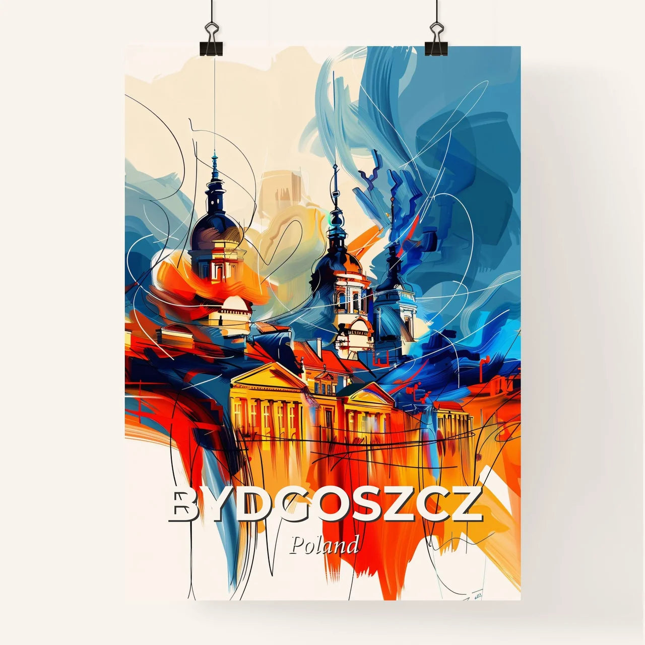 Vibrant Bydgoszcz, Poland Poster
