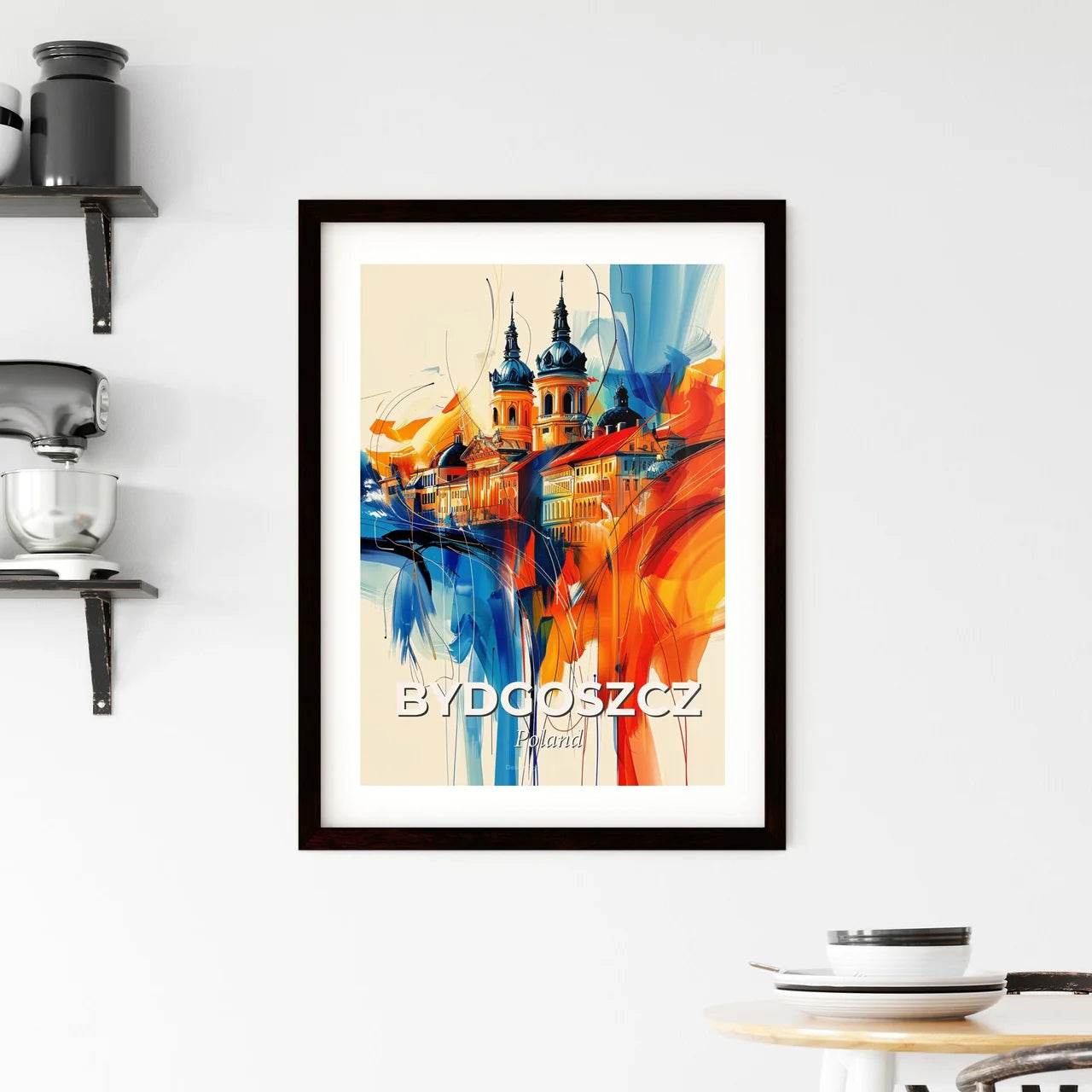 Vibrant Bydgoszcz, Poland Framed Print