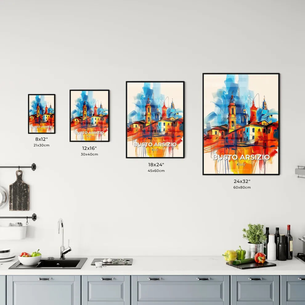 Vibrant Busto Arsizio, Italy Kitchen Art