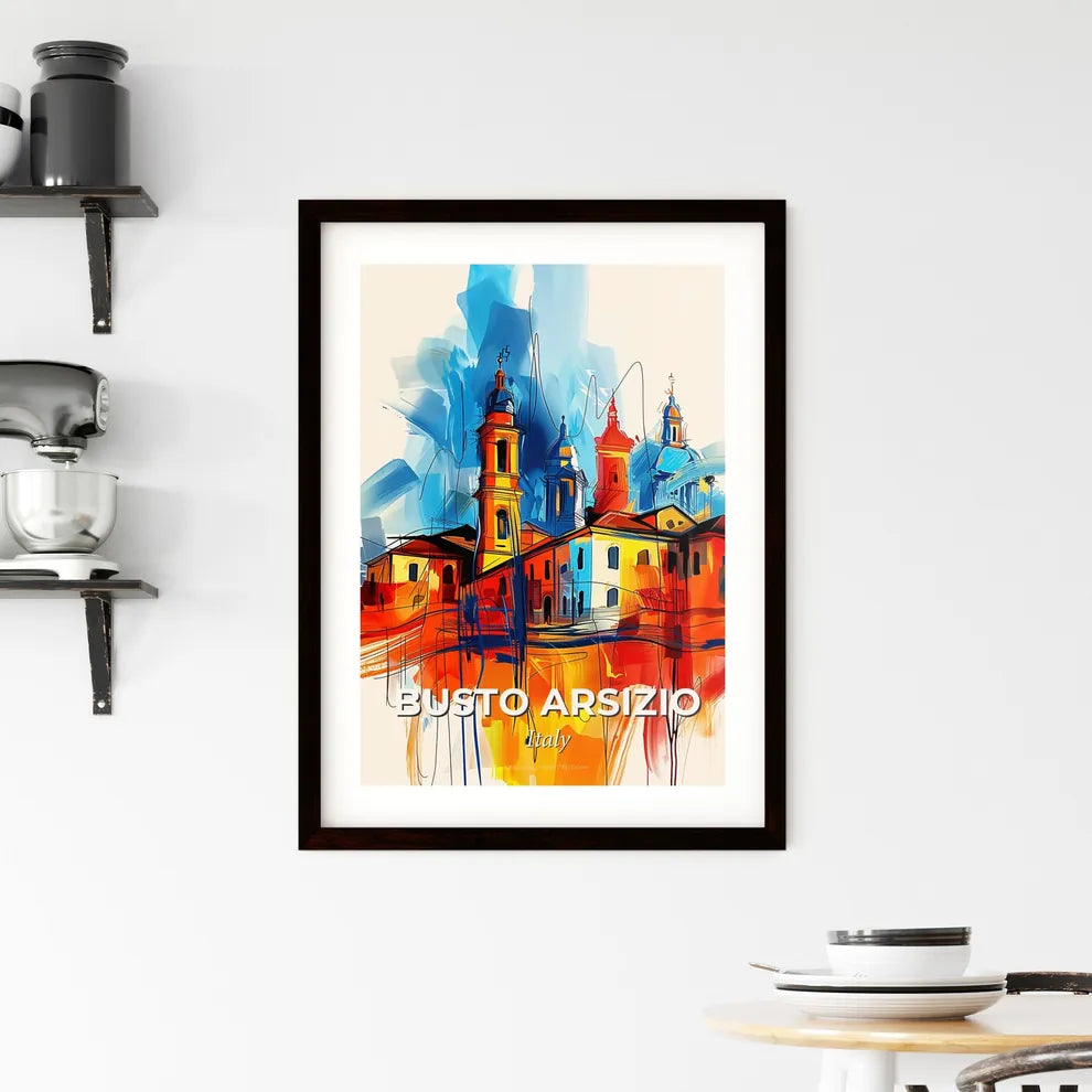 Vibrant Busto Arsizio, Italy Framed Print
