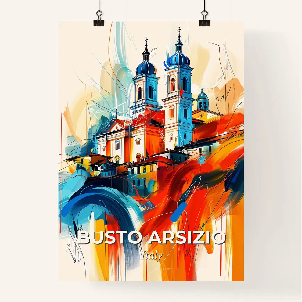 Vibrant Busto Arsizio, Italy Poster