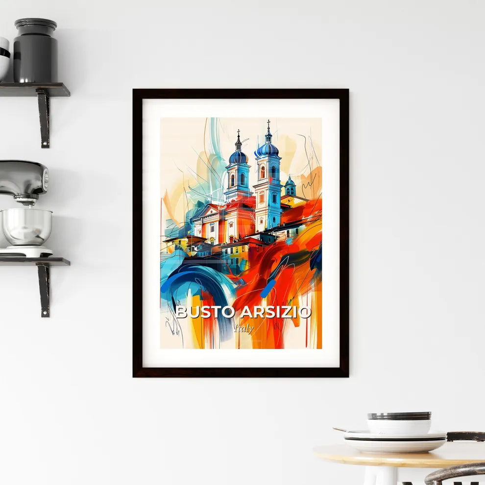 Vibrant Busto Arsizio, Italy Framed Print