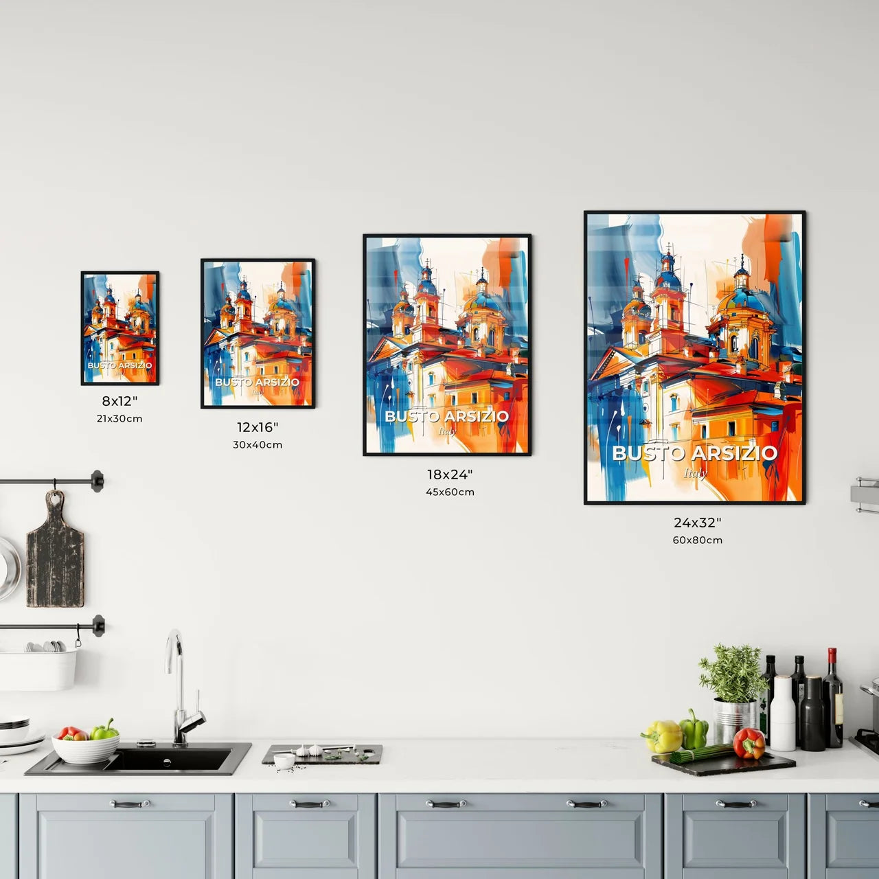 Vibrant Busto Arsizio, Italy Kitchen Art