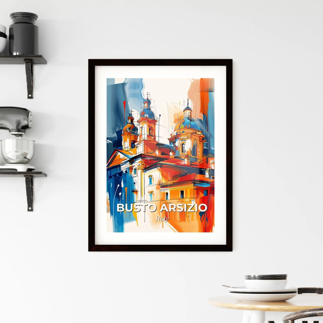 Vibrant Busto Arsizio, Italy Framed Print