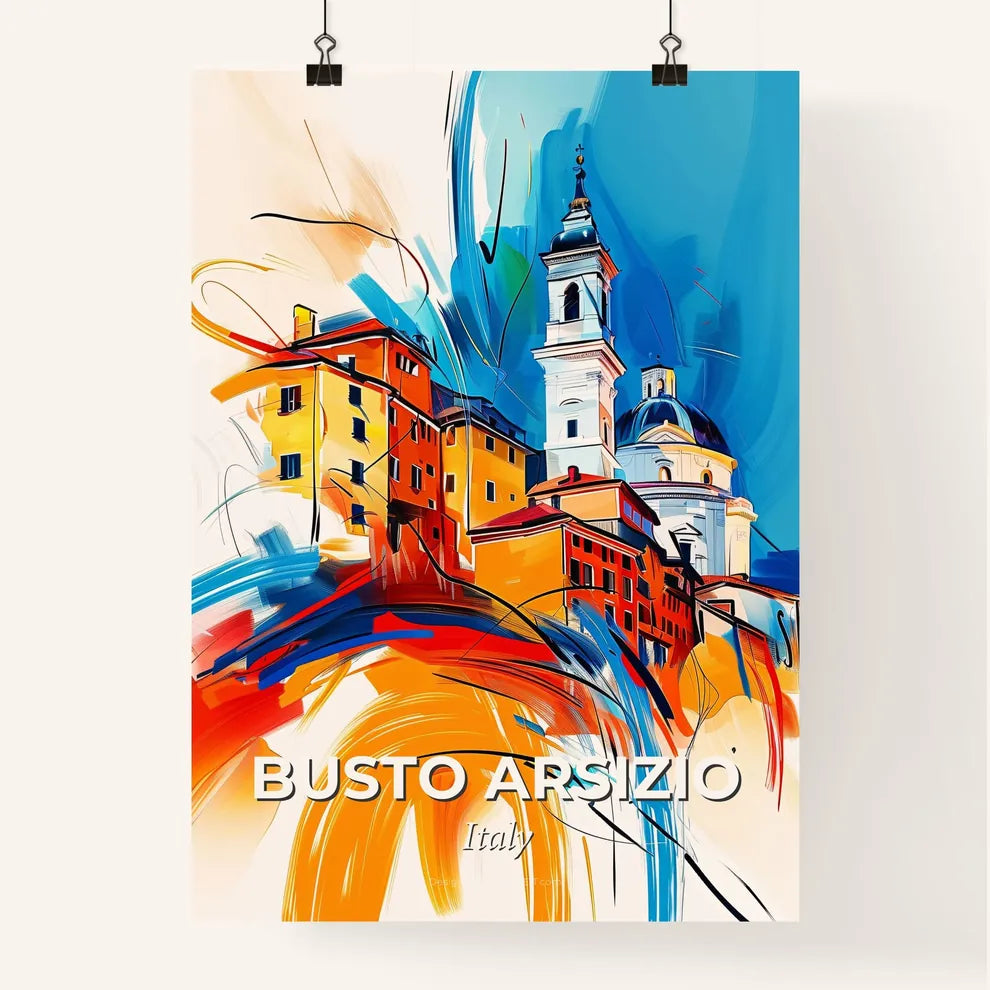 Vibrant Busto Arsizio, Italy Poster