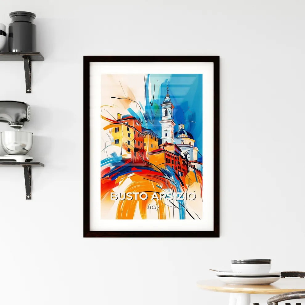 Vibrant Busto Arsizio, Italy Framed Print