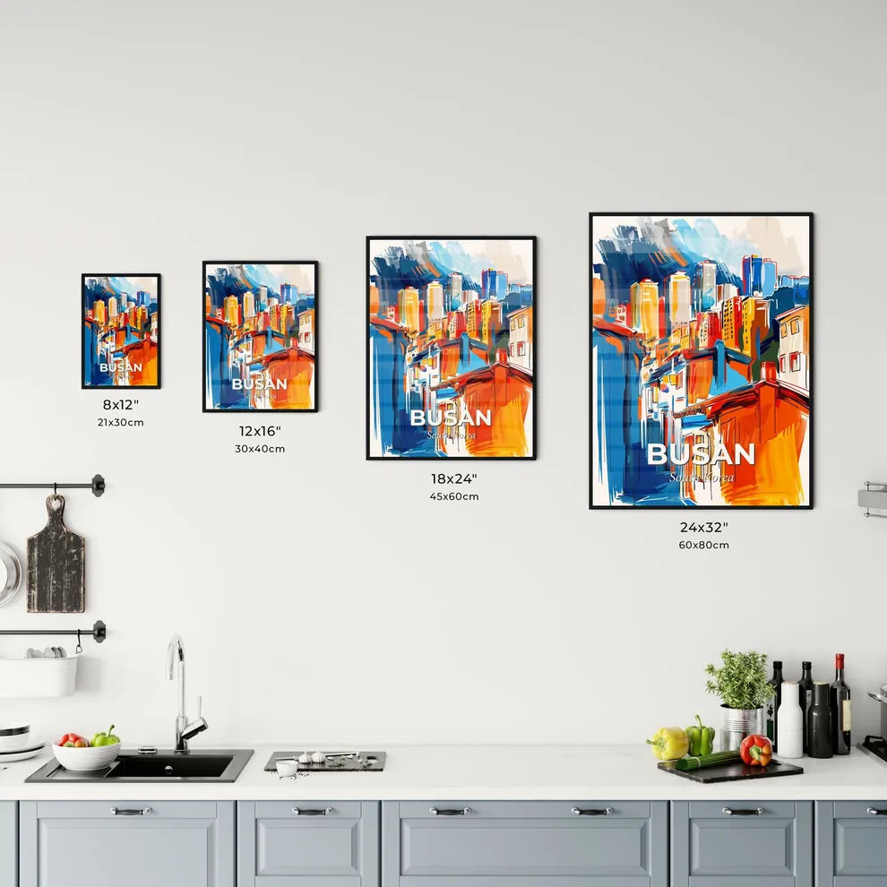 Vibrant Busan, South Korea Kitchen Art