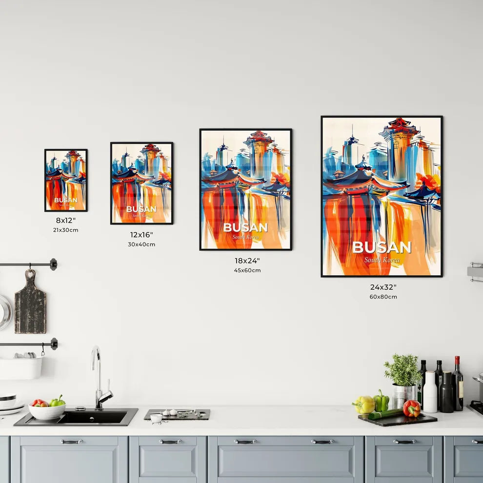 Vibrant Busan, South Korea Kitchen Art