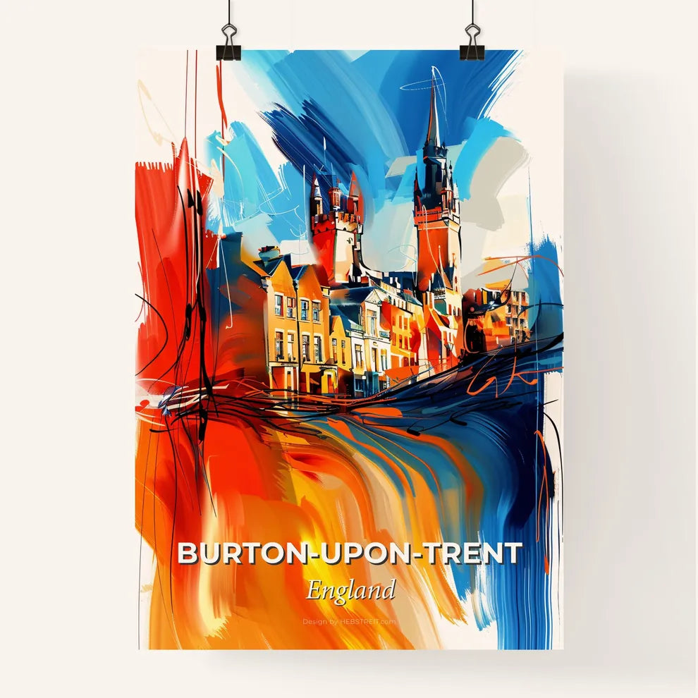 Vibrant Burto Poster