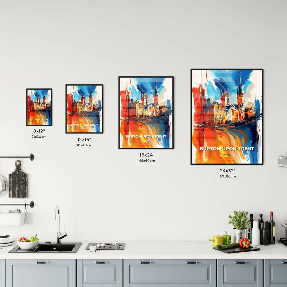 Vibrant Burto Kitchen Art