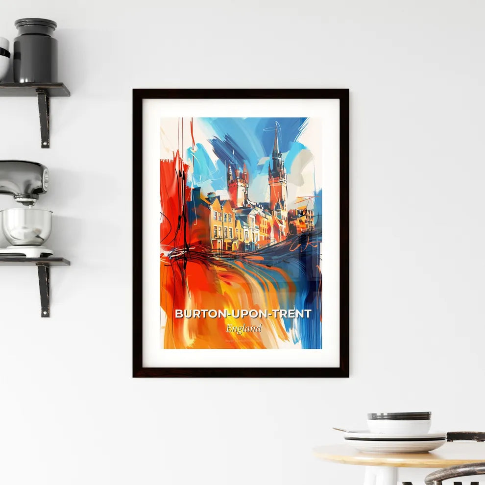 Vibrant Burto Framed Print