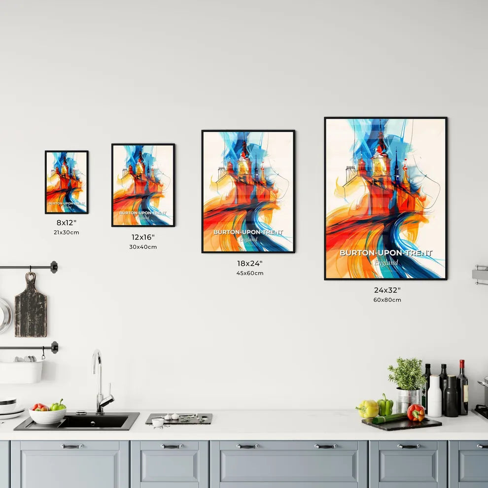 Vibrant Burto Kitchen Art