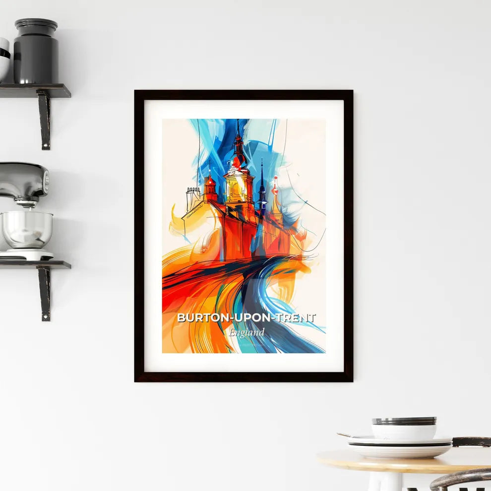 Vibrant Burto Framed Print