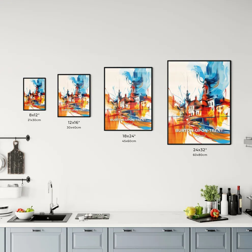 Vibrant Burto Kitchen Art