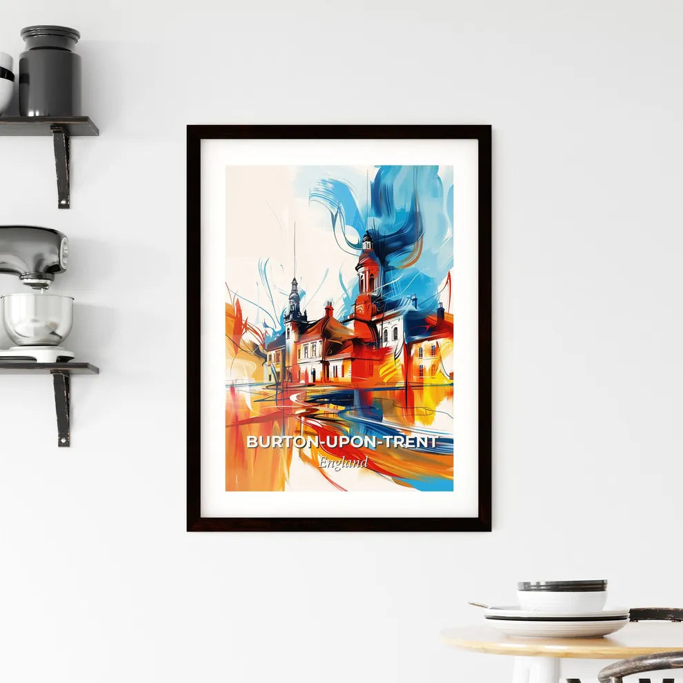 Vibrant Burto Framed Print