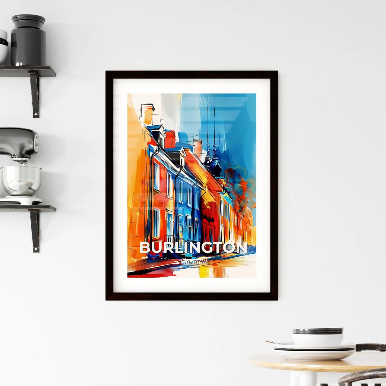 Vibrant Burlington, Canada Framed Print