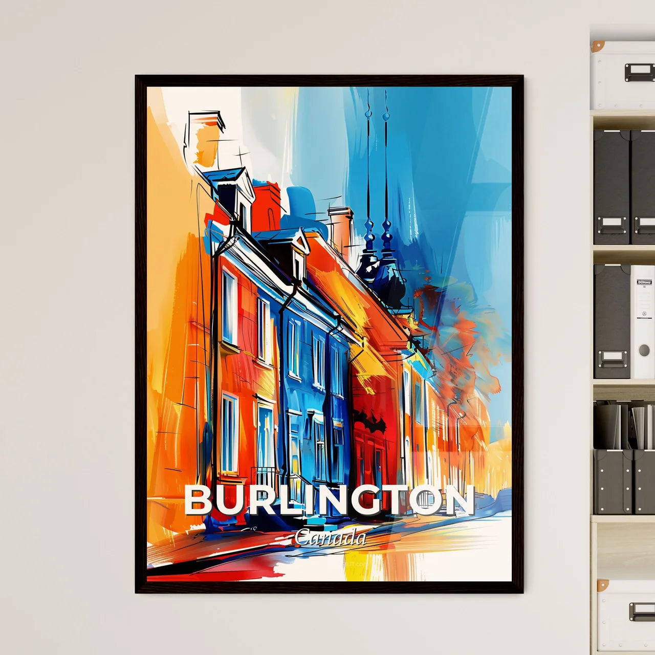 Vibrant Burlington, Canada Art Print