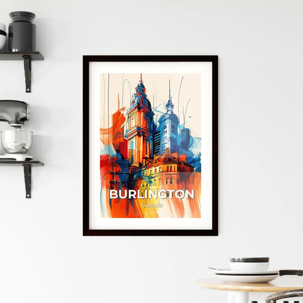 Vibrant Burlington, Canada Framed Print