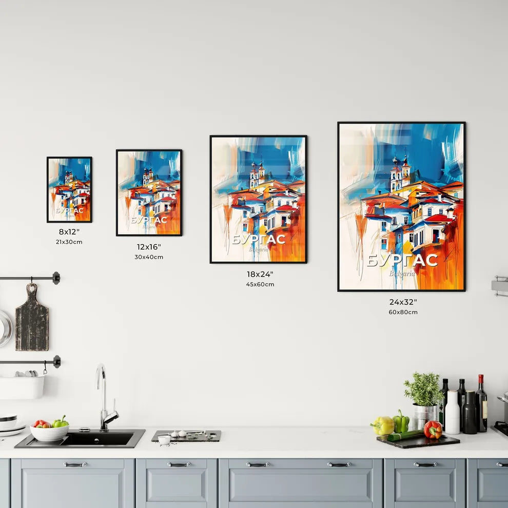 Vibrant Бургас, Bulgaria Kitchen Art