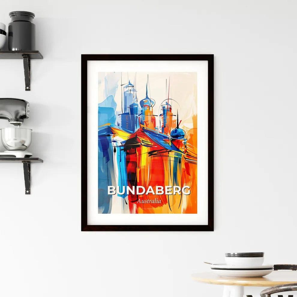 Vibrant Bundaberg, Australia Framed Print