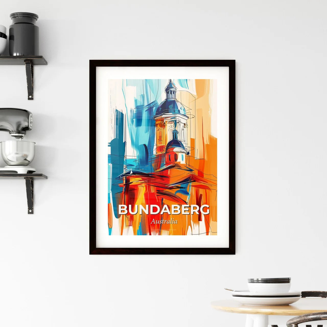 Vibrant Bundaberg, Australia Framed Print
