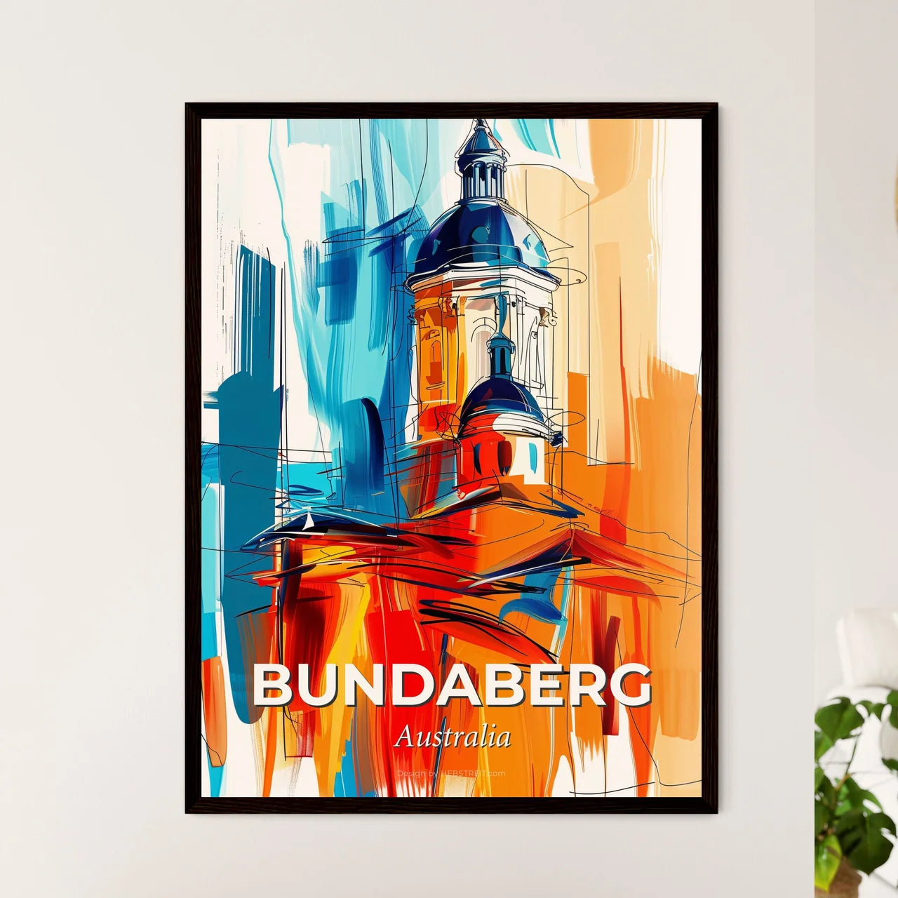 Vibrant Bundaberg, Australia Art Print