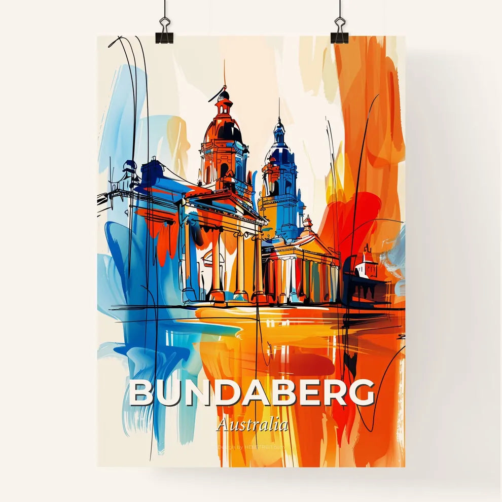 Vibrant Bundaberg, Australia Poster