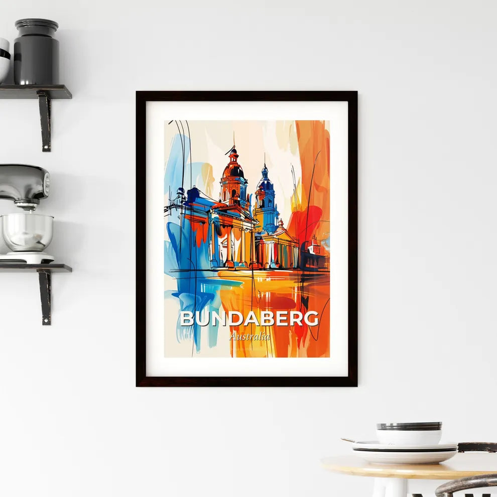 Vibrant Bundaberg, Australia Framed Print