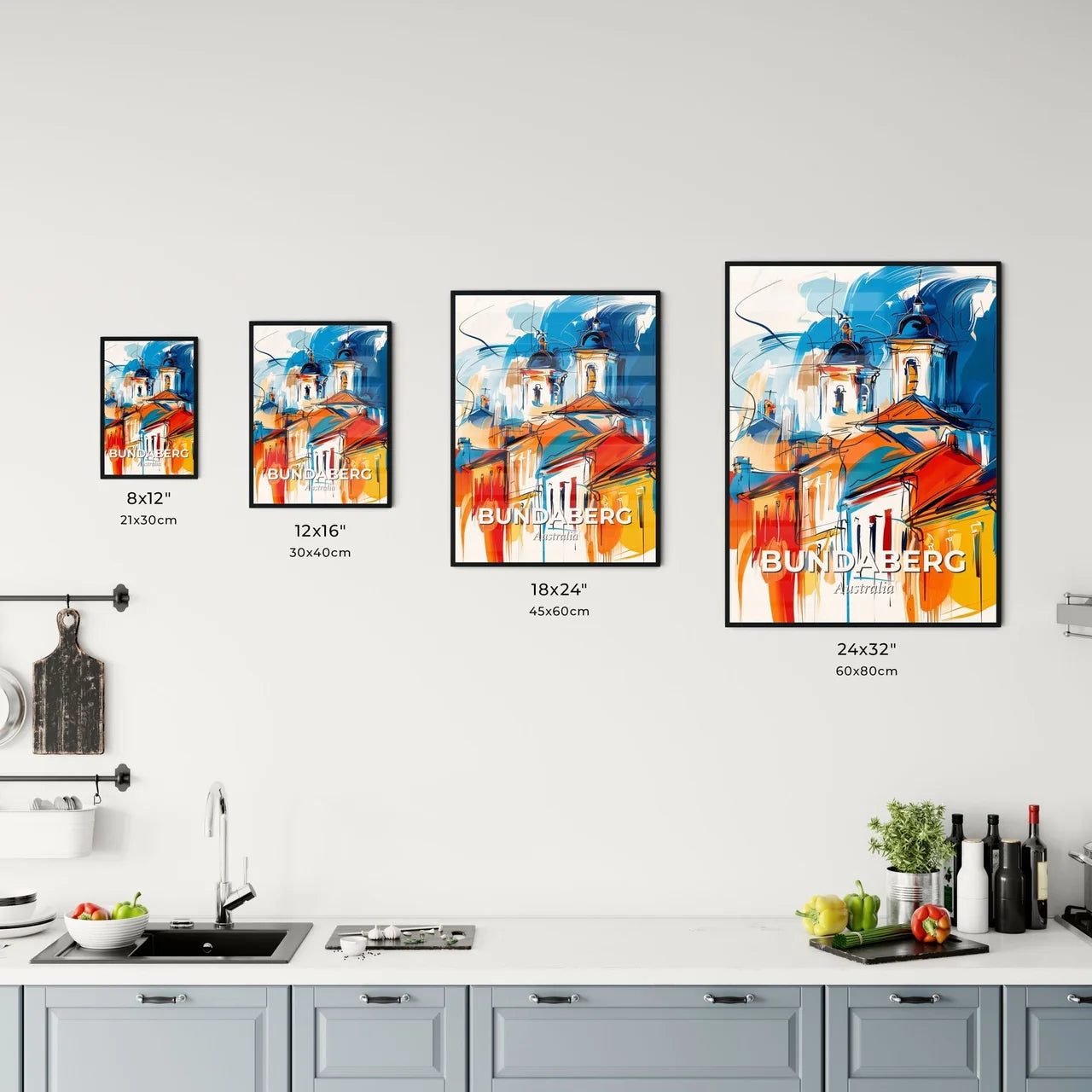 Vibrant Bundaberg, Australia Kitchen Art
