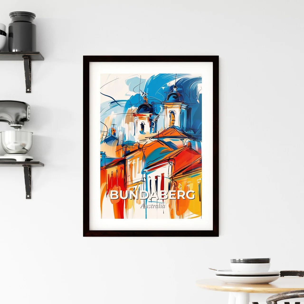 Vibrant Bundaberg, Australia Framed Print