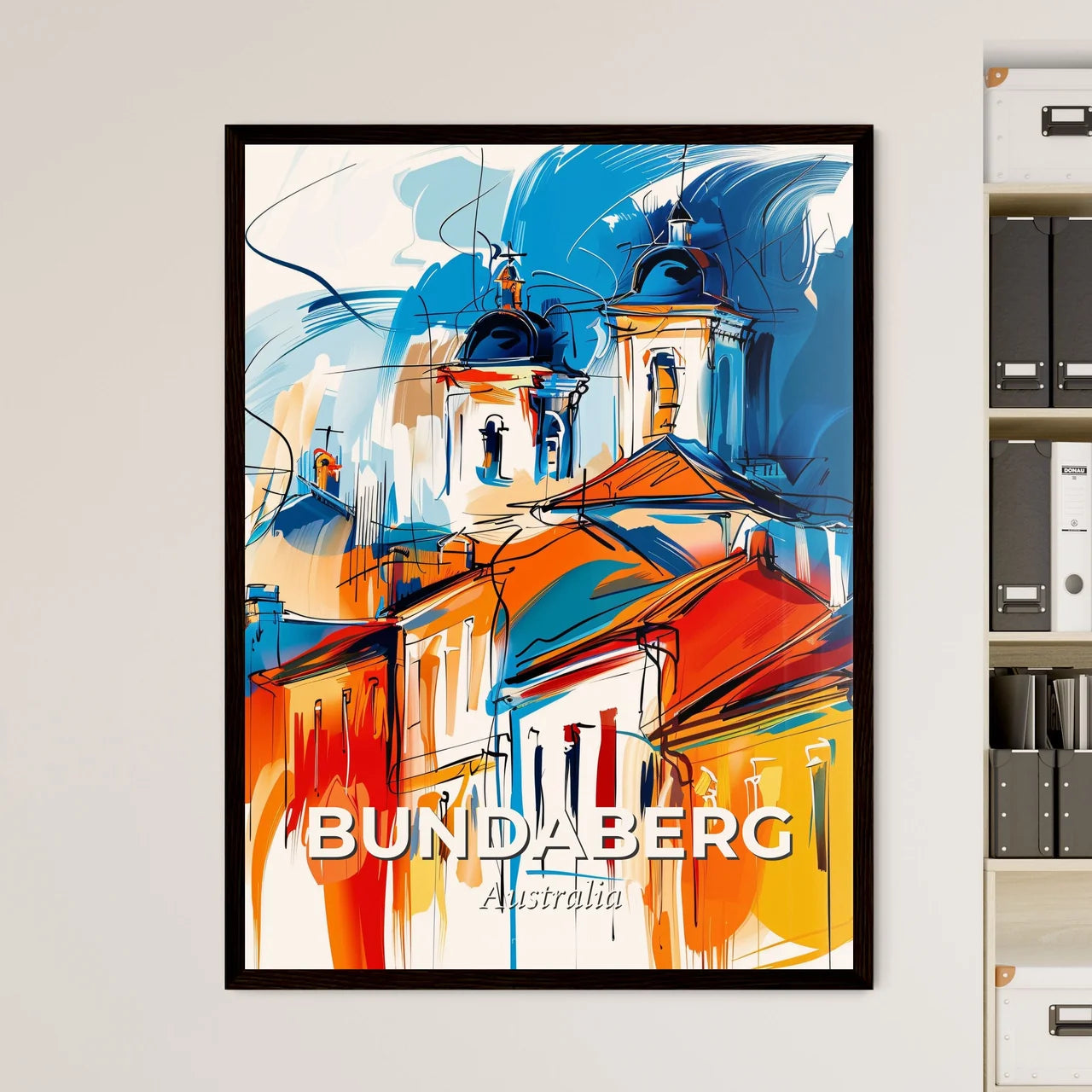 Vibrant Bundaberg, Australia Art Print