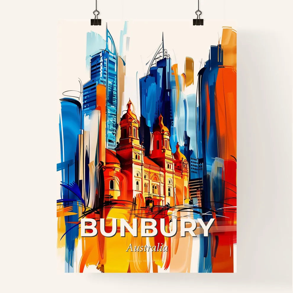 Vibrant Bunbury, Australia Poster