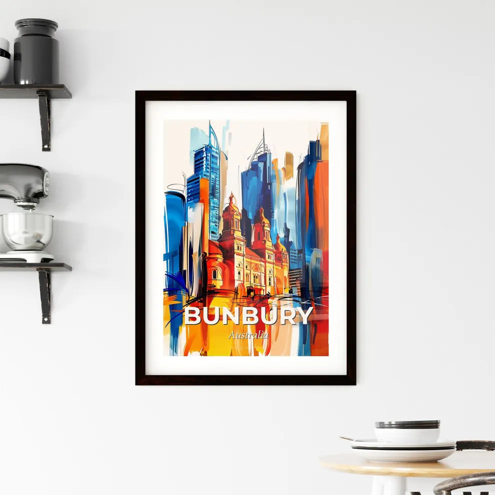 Vibrant Bunbury, Australia Framed Print