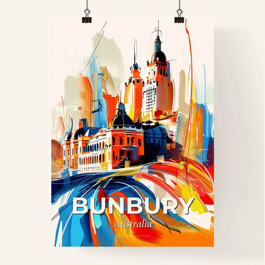 Vibrant Bunbury, Australia Poster