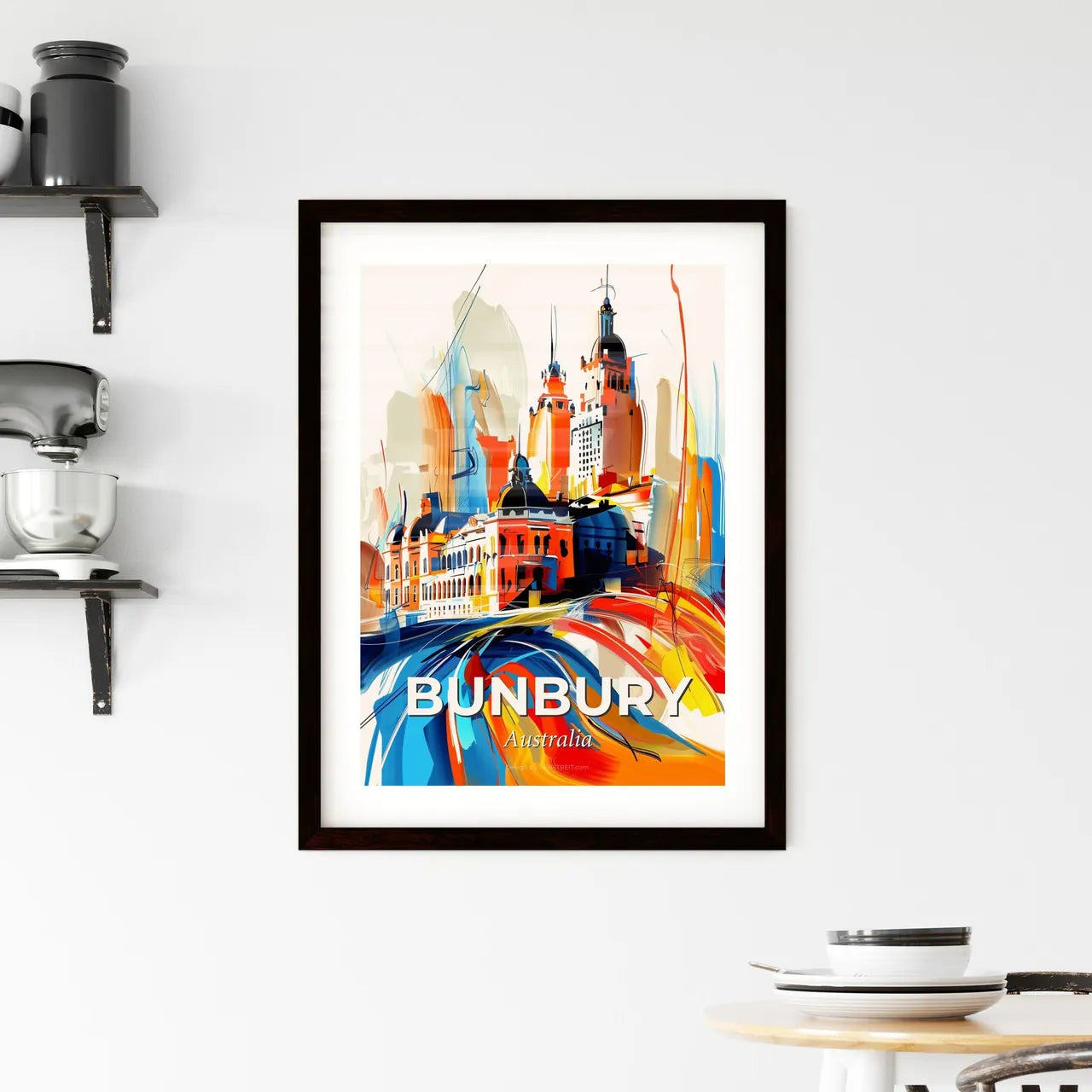 Vibrant Bunbury, Australia Framed Print