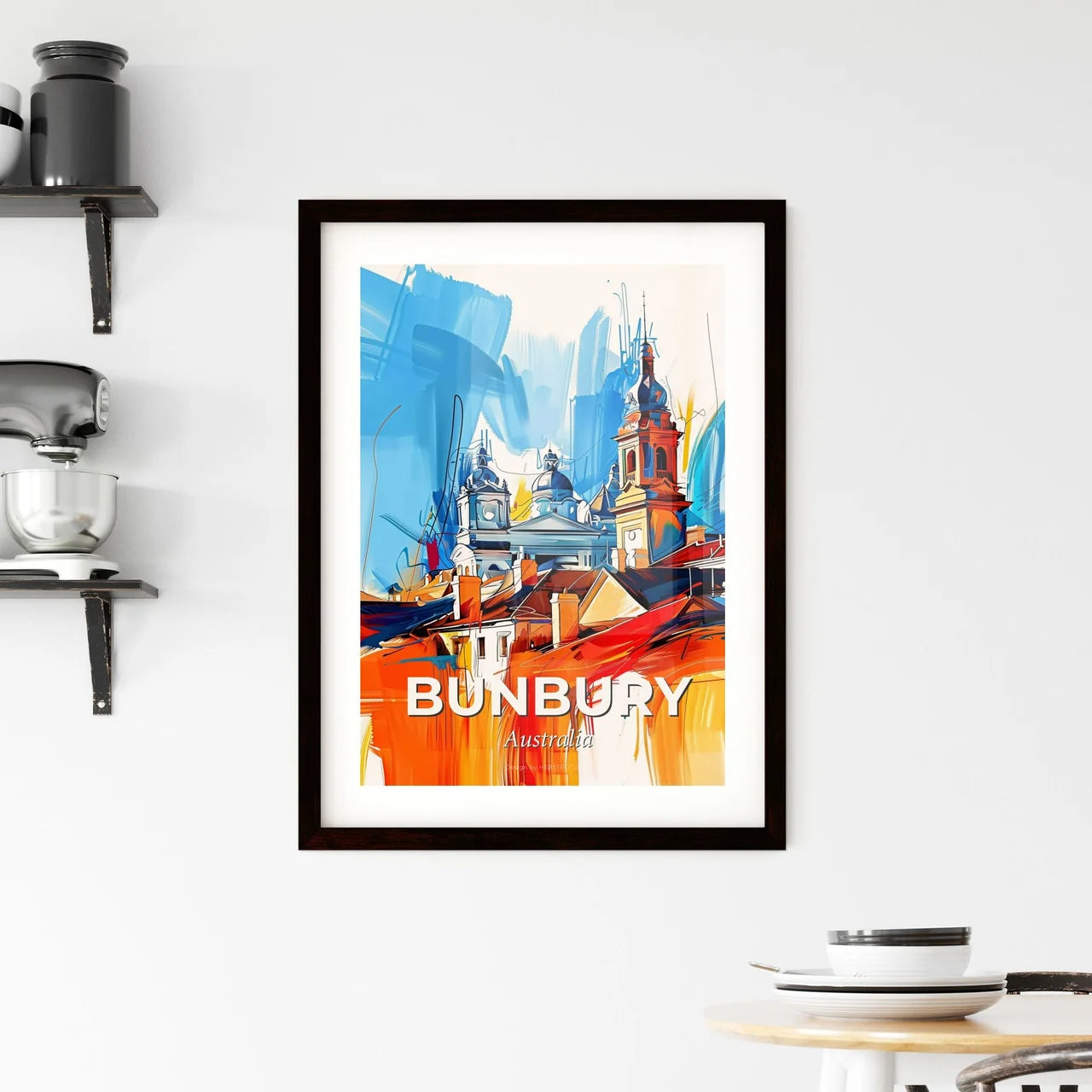 Vibrant Bunbury, Australia Framed Print