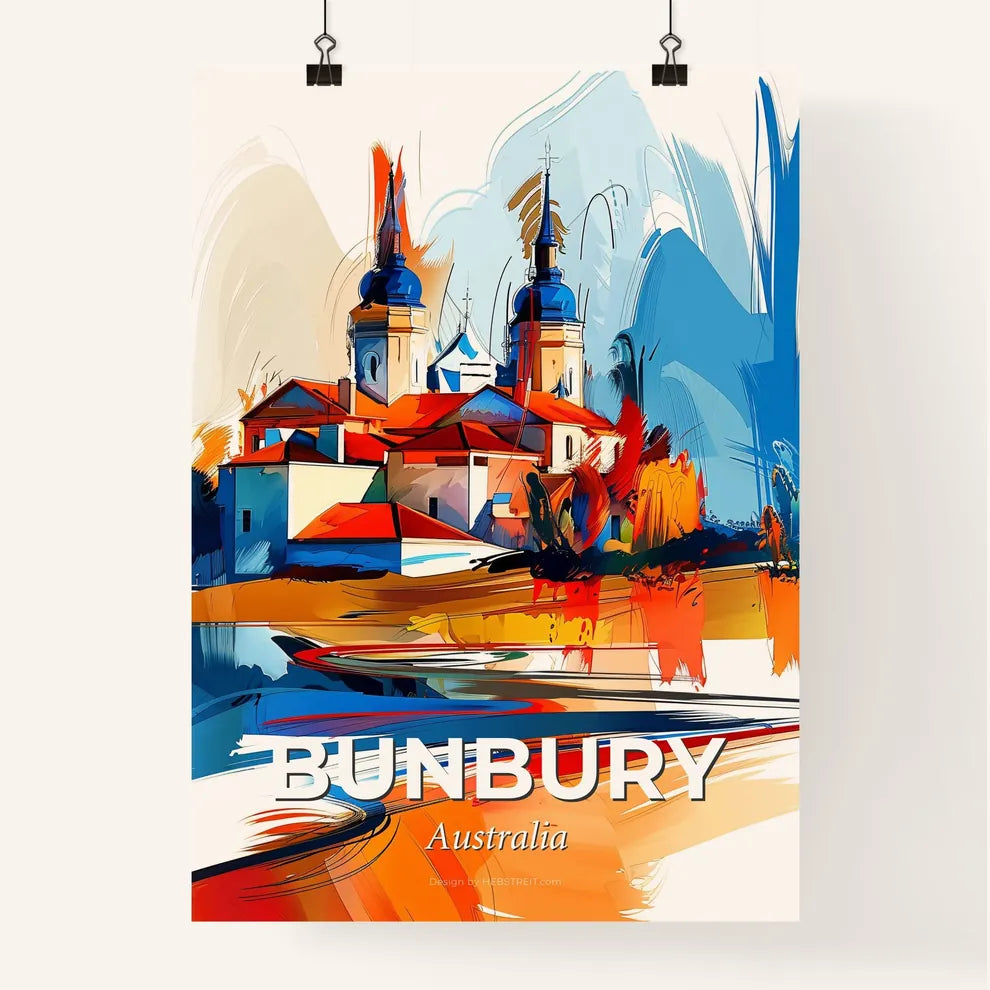 Vibrant Bunbury, Australia Poster