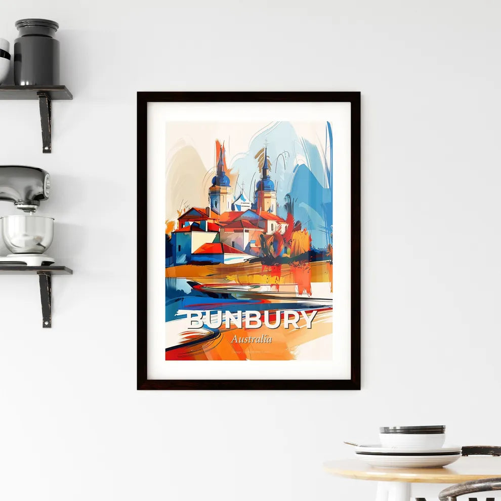 Vibrant Bunbury, Australia Framed Print