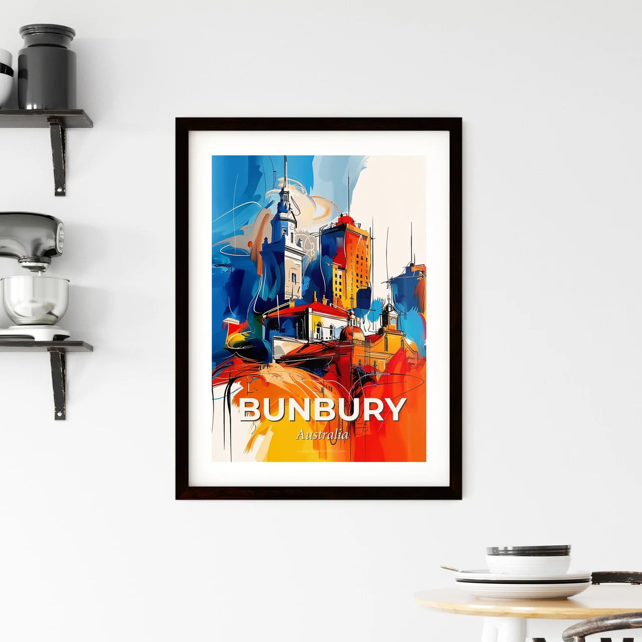 Vibrant Bunbury, Australia Framed Print