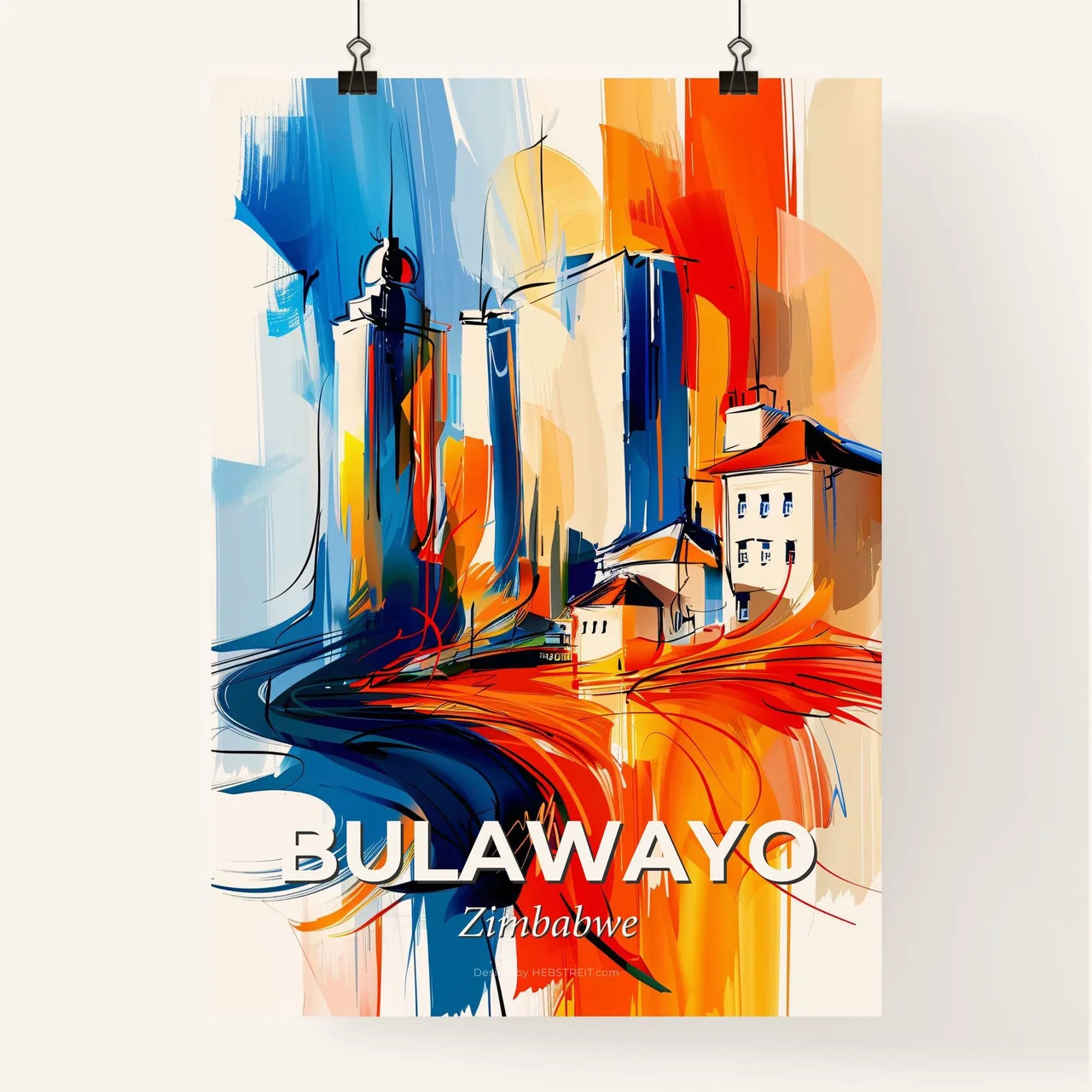 Vibrant Bulawayo, Zimbabwe Poster