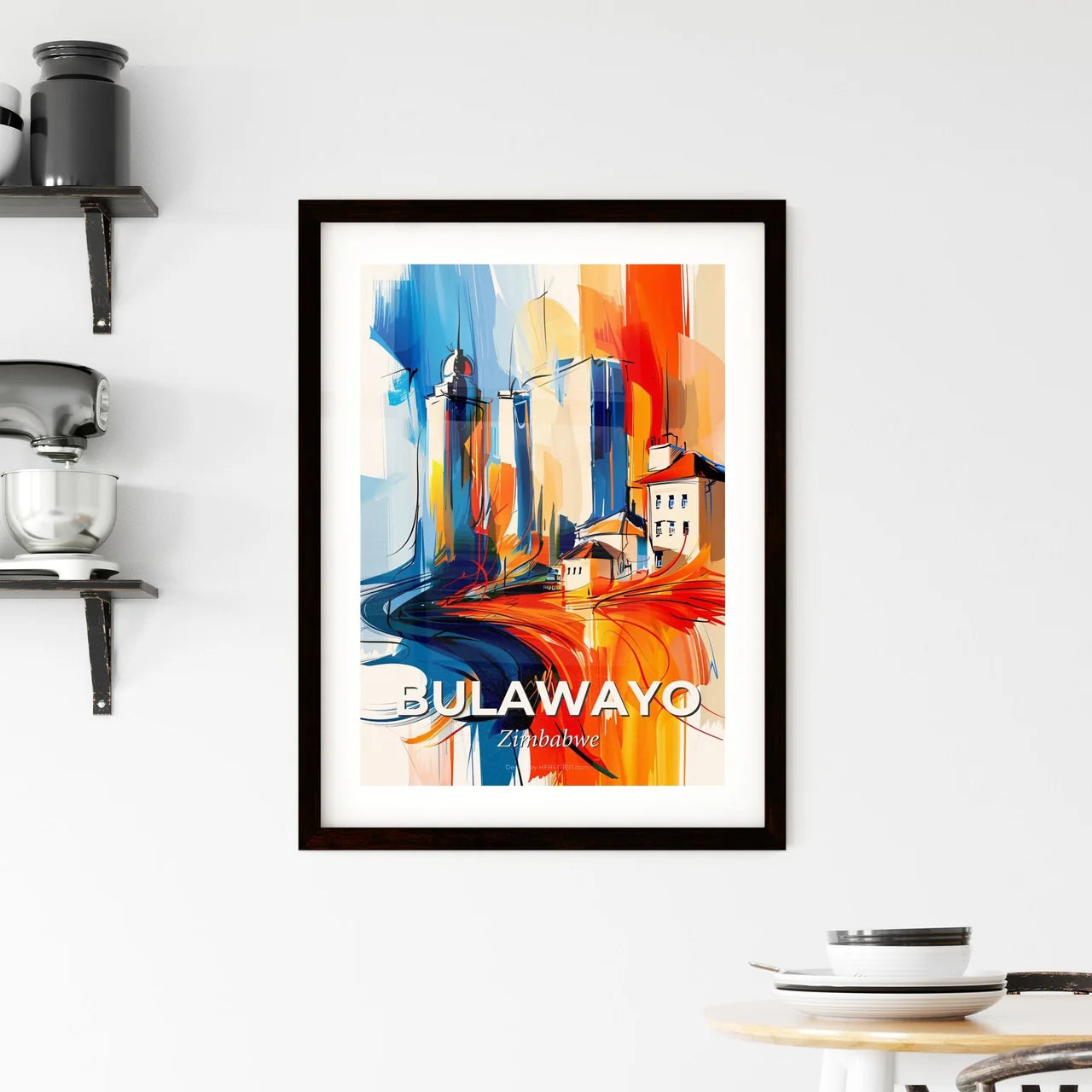 Vibrant Bulawayo, Zimbabwe Framed Print