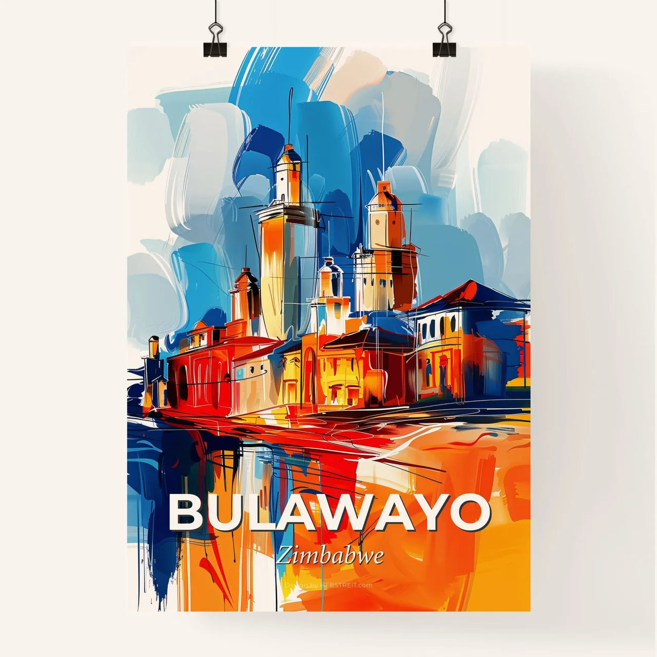 Vibrant Bulawayo, Zimbabwe Poster