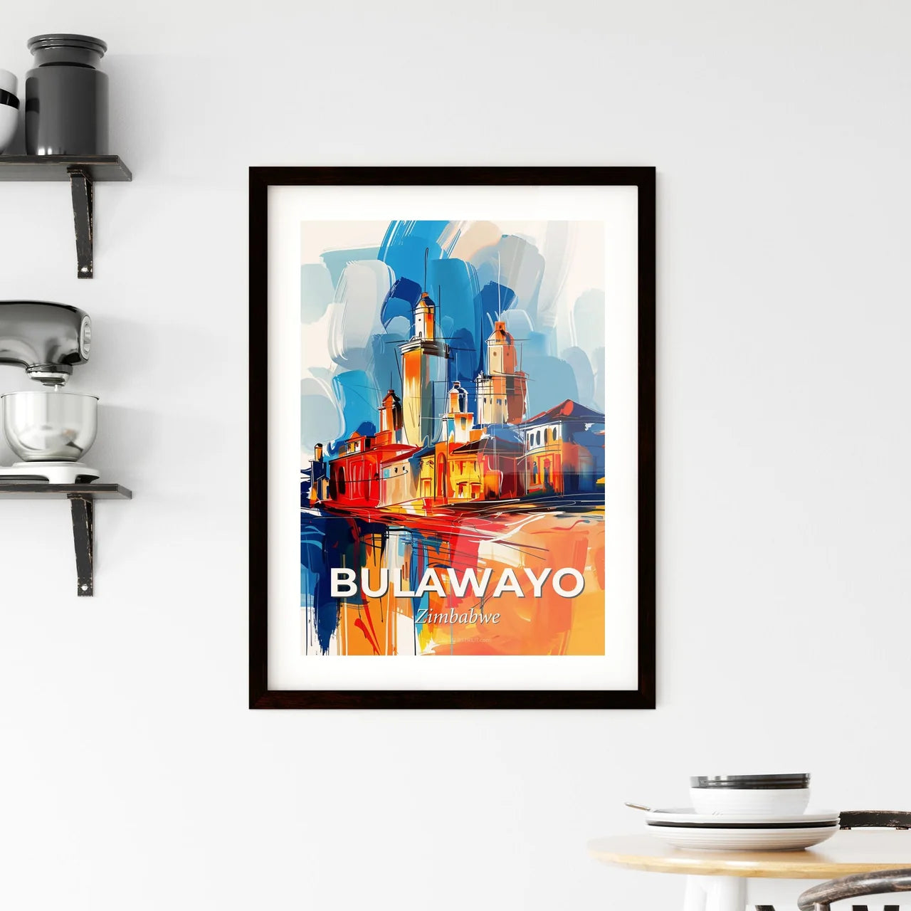 Vibrant Bulawayo, Zimbabwe Framed Print