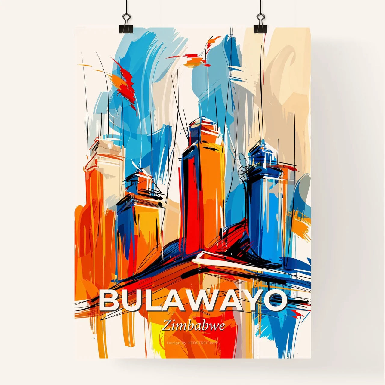 Vibrant Bulawayo, Zimbabwe Poster