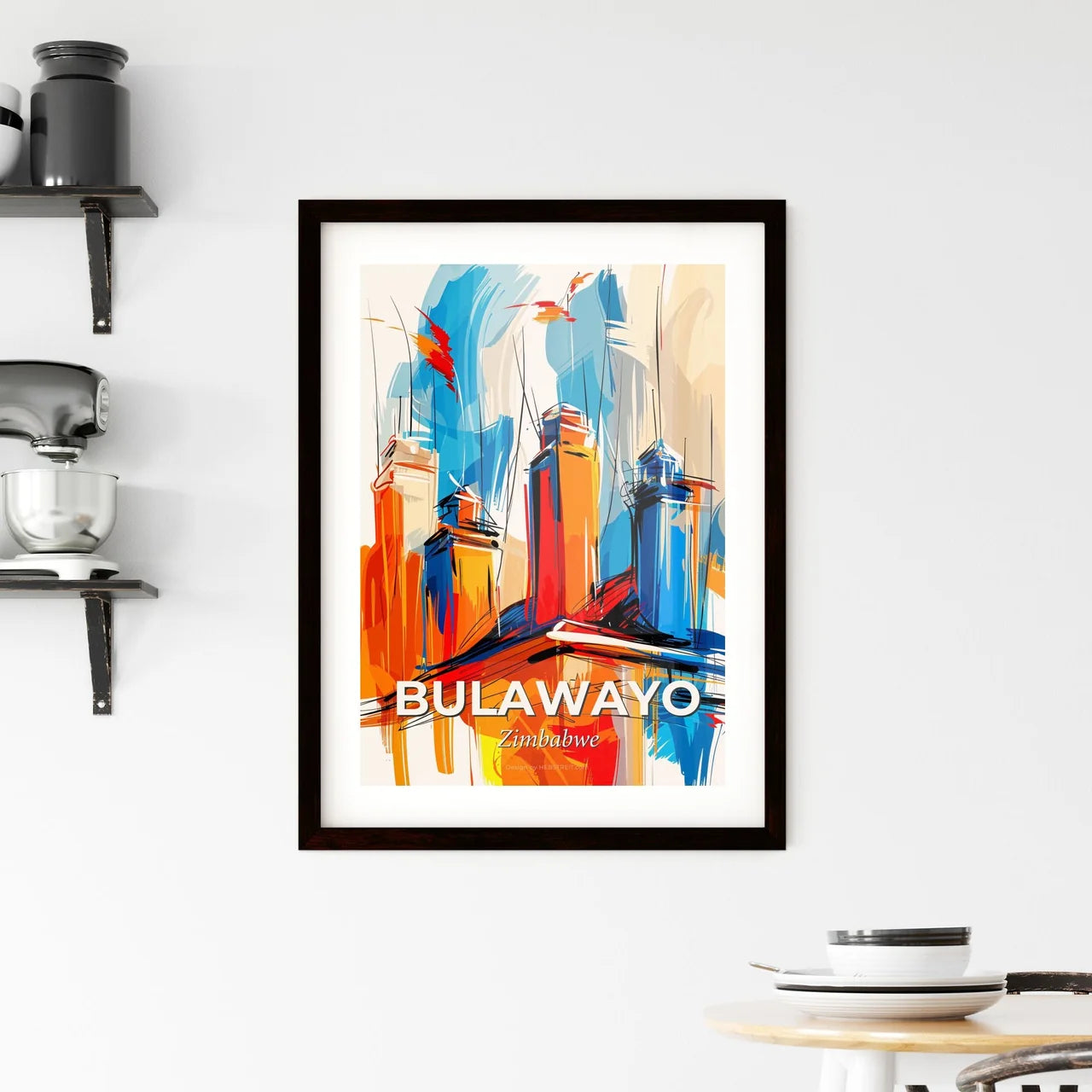 Vibrant Bulawayo, Zimbabwe Framed Print