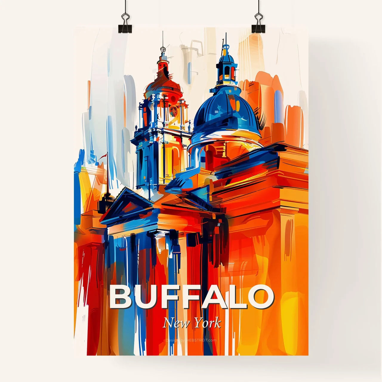Vibrant Buffalo, New York Poster