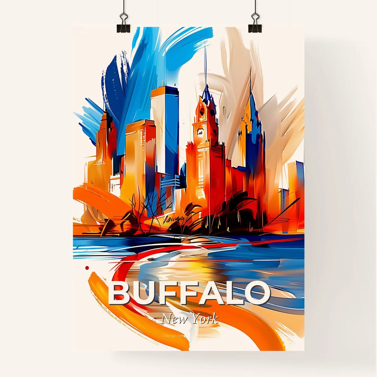 Vibrant Buffalo, New York Poster